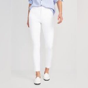 Old navy cropped white pixie pants